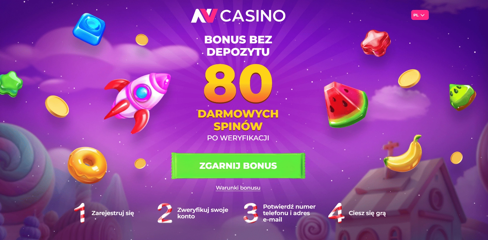 NV Casino bonus: 50 spinów bez depozytu na Infernal Fruits